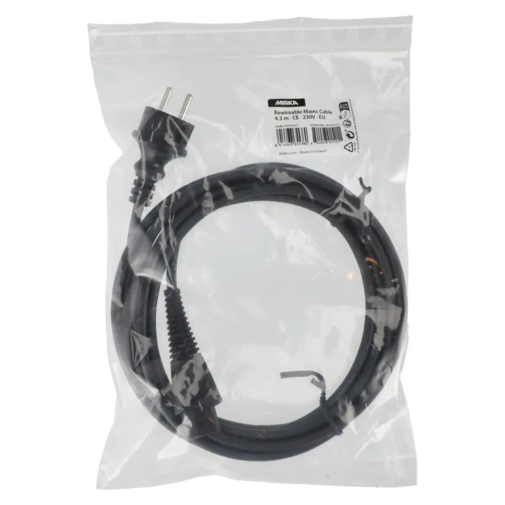 Cavo 4,3m 230V EU con Connettore Sostituibile