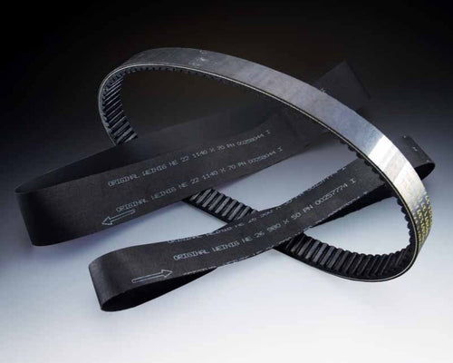 Cinghia paitta di trasmissione per scorniciatrici Weinig. le cinghie Weinig originali sono state appositamente pensate per evitare lo strappo e per sopportare la sollecitazione anche di grandi velocità. La versione NE26 è la mescola più resistente.  